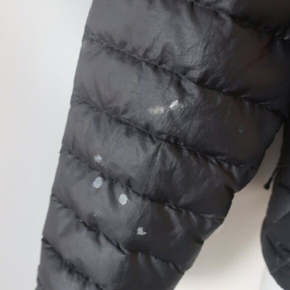 Womens Patagonia Black Hooded Goose Down Puffer Jacket Size XS - Picture 10 of 13